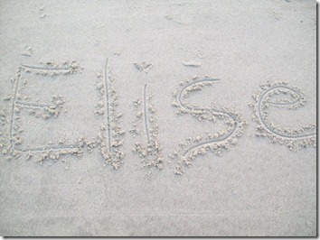 e on beach